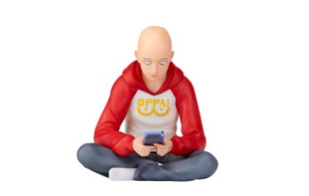 Saitama action figure in PVC