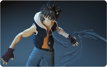 Seth action figure in pvc