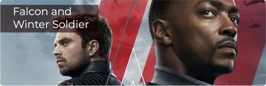 Copertina the falcon and the winter soldier